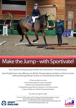 British Showjumping training - 'Sportivate' at Milton College, Cambridgeshire